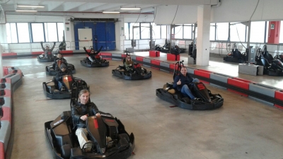 Go Kart  with crew