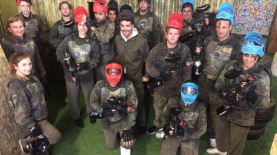 Paintball with crew