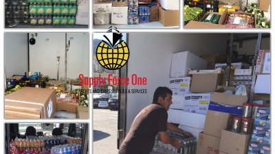 Food and beverage delivery on board